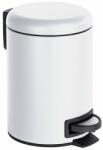 WENKO Leman Matt szemeteskosár 3 l fehér-fekete 22142800 (22142800)