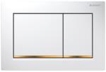 Geberit Omega20 öblítő gomb WC-hez fehér-arany 115.080. KK. 1 (115080KK1)