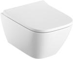 Geberit Smyle Square wc csésze függesztett dilettációs szivacs nélkül fehér 500.379. 01.8 (500379018)