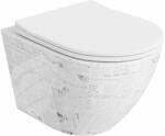 Lavita Sofi Slim wc csésze lassú záródású ülőkével függesztett dilettációs szivacs nélkül fehér fényes 5900378326489
