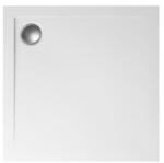 Polimat Geos négyzet alakú zuhanytálca 80x80 cm fehér 00378 (00378)