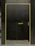 NEW TRENDY Prime Light Gold zuhanyajtók 120 cm tolható arany fényes/átlátszó üveg D-0424A