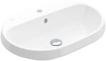 Villeroy & Boch Architectura mosdótál 60x45 cm ovális süllyesztett fehér fényes 5A666001 (5A666001)