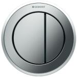 Geberit Typ 10 öblítő gomb WC-hez fényezett króm-matt króm 116.056. KH. 1 (116056KH1)