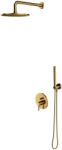 Omnires Y zuhany készlet beépített trópusi zuhany opcióval arany SYSY19GL (SYSY19GL)