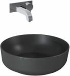 Elita Lorca mosdótál 41.5x41.5 cm kerek mosdótálak antracit RE040420046010