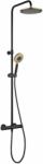 Tiger Splash Akcent Rainfall zuhany készlet fal termosztáttal fekete 1715145646 (1715145646)