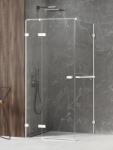 NEW TRENDY Avexa White zuhanykabin 90x70 cm négyszögletes fehér matt/átlátszó üveg EXK-2767 (EXK2767)