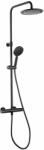 Tiger Splash Akcent Rainfall zuhany készlet fal termosztáttal fekete 1715140746 (1715140746)