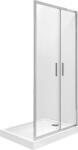 Roca Town-N zuhanyajtók 90 cm összecsukható króm fényes/átlátszó üveg AMP2409012M (AMP2409012M)