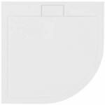 Besco Axim Ultraslim félkör alakú zuhanytálca 80x80 cm fehér #BAX-80-NR (#BAX80NR)