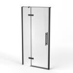 RAVAK Cool! zuhanyajtók 110 cm dönthető fekete matt/átlátszó üveg X0VVDC300Z1 (X0VVDC300Z1)