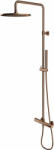 Omnires Y zuhany készlet fal termosztáttal trópusi zuhany opcióval réz Y1244SUCP (Y1244SUCP)