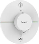 Hansgrohe ShowerSelect Comfort S kád és zuhany csaptelep süllyesztett z termosztáttal fehér 15556700