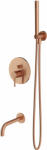 Omnires Y kád és zuhany szett beépített réz SYSYW01CPB (SYSYW01CPB)