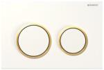 Geberit Omega20 öblítő gomb WC-hez fehér-arany 115.085. KK. 1 (115085KK1)