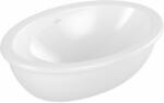 Villeroy & Boch Loop & Friends mosdótál 56x38 cm ovális alulról beépíthető fehér fényes 4A5500R1 (4A5500R1)