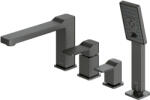 Omnires Slide kád és zuhany csaptelep fürdőkád fölé grafit SL7732GR (SL7732GR)