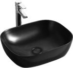 Lavita Redondo mosdótál 46.5x37.5 cm ovális mosdótálak fekete matt 5900378310167 (5900378310167)