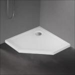 New Trendy Mild Stone ötszögletű zuhanytálca 90x90 cm fekete B-0582 (B0582)