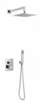 Excellent Keria zuhany készlet beépített termosztáttal trópusi zuhany opcióval króm AREX. SET. 2048CR (AREXSET2048CR)