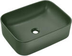 Comad Kama mosdótál 50.5x38 cm négyszögletes mosdótálak zöld UN-KAMA-MFG-50 (UNKAMAMFG50)