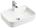 Comad Magic 2 mosdótál 50x40 cm négyszögletes mosdótálak fehér fényes UM-6289MAGIC50DP (UM6289MAGIC50DP)