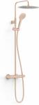 TRES Over-Wall zuhany készlet fal termosztáttal trópusi zuhany opcióval arany 19038705OPM (19038705OPM)