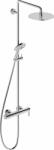 Duravit C. 1 zuhany készlet fal trópusi zuhany opcióval króm C14280007010