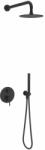Excellent Pi zuhany készlet beépített trópusi zuhany opcióval fekete AREX. SET. 1245BL (AREXSET1245BL)