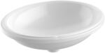 Geberit Variform mosdótál 50x40 cm ovális alulról beépíthető fehér fényes 500.755. 00.2 (500755002)