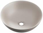 Excellent Luqa mosdótál 40x40 cm kerek mosdótálak barna/bézs CEAC. 6401.400. CAM (CEAC6401400CAM)
