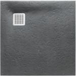 Roca Terran négyzet alakú zuhanytálca 100x100 cm szürke AP1033E83E801200 (AP1033E83E801200)