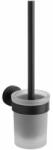 Stella Accessories Classic wc kefe felrögzíthető üveg-fekete 07.431-B (07431B)