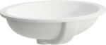 Laufen Savoy mosdótál 44x36 cm ovális alulról beépíthető fehér fényes H8189420001091 (H8189420001091)