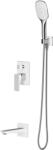 Omnires Parma zuhany készlet beépített króm-fehér SYSPMW01CRB (SYSPMW01CRB)