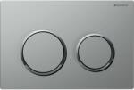 Geberit Omega20 öblítő gomb WC-hez fényezett króm-matt króm 115.085. JQ. 1