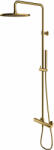 Omnires Y zuhany készlet fal termosztáttal trópusi zuhany opcióval arany Y1244SUGL (Y1244SUGL)