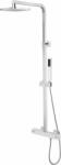 Besco Modern Varium zuhany készlet fal termosztáttal trópusi zuhany opcióval króm BP-MVT-CH (BPMVTCH)