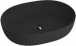 Lavita Blas mosdótál 59.5x43 cm ovális mosdótálak fekete 5900378334316 (5900378334316)