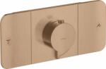 Hansgrohe One kád és zuhany csaptelep süllyesztett z termosztáttal arany 45712310