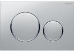 Geberit Sigma öblítő gomb WC-hez fényezett króm-matt króm 115.882. JQ. 1 (115882JQ1)