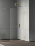NEW TRENDY Eventa Gold Shine zuhanykabin fal walk-in 100 cm arany fényes/átlátszó üveg EXK-4841 (EXK4841)