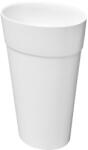 Besco Uniqa mosdótál 46x32 cm ovális térben álló fehér fényes #UMD-U-WO (#UMDUWO)