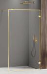 NEW TRENDY Avexa Gold Shine zuhanykabin fal walk-in 90 cm arany fényes/átlátszó üveg EXK-2160