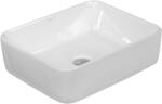 Lavita Luneza Grande mosdótál 52x41 cm négyszögletes mosdótálak fehér fényes 5900378301585 (5900378301585)