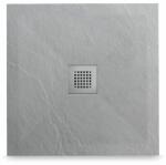 BALNEO Stone Tray négyzet alakú zuhanytálca 90x90 cm szürke STFLG909025 (STFLG909025)