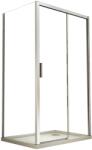 Besco Actis zuhanyfal 90 cm króm fényes/átlátszó üveg PA-90 (PA90)