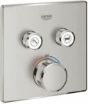 GROHE Grohtherm SmartControl kád és zuhany csaptelep süllyesztett z termosztáttal SuperSteel 29124DC0