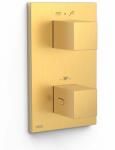 TRES Therm-Box kád és zuhany csaptelep süllyesztett z termosztáttal arany 00625001OM